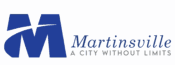 Logo with a blue 'M' and text 'Martin, A City With...'. Logo with a blue 'M' and text 'Martin, A City With...'.